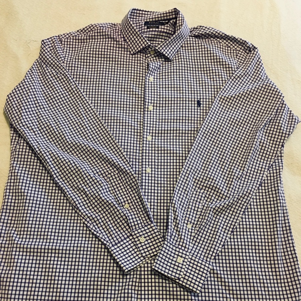 Ralph Lauren - purple and white - dress shirt